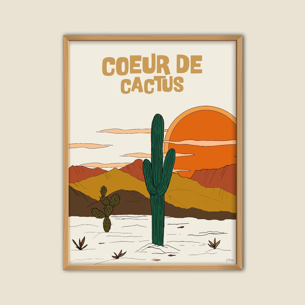 Cœur de Cactus - Douceur de Nature - Dekome